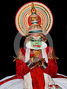 Kathakali tradional dance actor photo