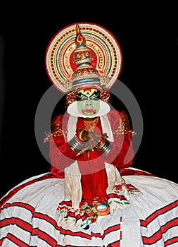 Kathakali tradional dance actor