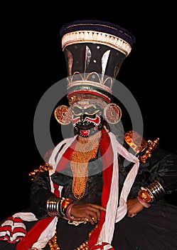 Kathakali tradional dance actor