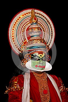 Kathakali tradional dance actor photo