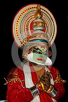 Kathakali tradional dance actor