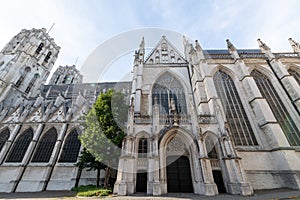 Kathedrale St. Michel et Gudule in Belgium in Brusseles