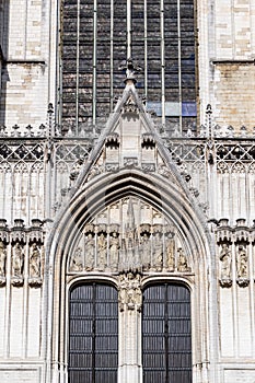 Kathedrale St. Michel et Gudule in Belgium in Brusseles