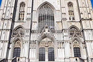 Kathedrale St. Michel et Gudule in Belgium in Brusseles