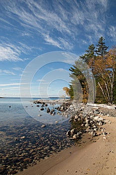 Katherine Cove Lake Superior Calm and sunny