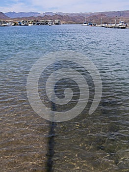 Katherine Landing Marina, Lake Mohave from the launch ramp