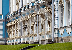 Katherine's Palace hall in Tsarskoe Selo (Pushkin), Russia