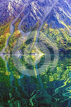 Kathleen Lake Reflections, Yukon Territory, Canada