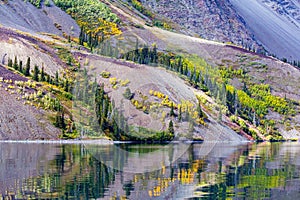 Kathleen Lake Reflections, Yukon Territory, Canada