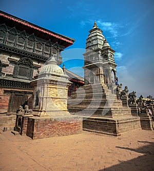 Kathmandu`s Durbar square in nepal