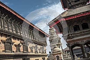 Kathmandu`s Durbar square in nepal