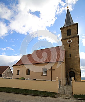 Katholische Filialkirche Heiliger Geist (Catholic subsidiary church holy spirit) in Schlossberg (Heideck), Germany