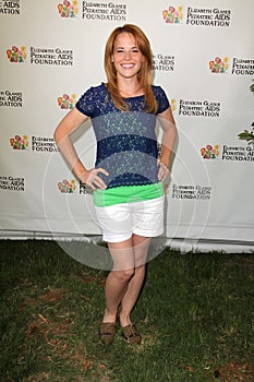 Katie Leclerc at the Elizabeth Glaser Foundation's