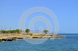 Kato Gouves coast in Crete