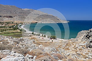 Kato Zakros bay at Crete island