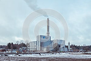 Katrineholms cogeneration plant in Sweden photo