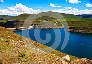 The Katse Dam in Lesotho is the Highlands Water Project of Africa