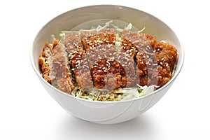 Katsudon ( pork cutlet bowl ), japanese food