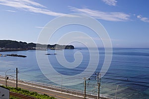 Katsuura Bay in Chiba Japan, a stunning beach side traditional fishing town.