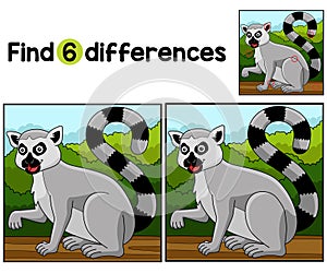 Katta Animal Find The Differences