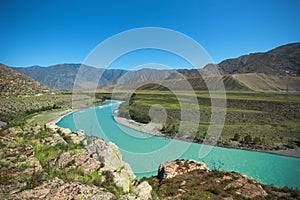 Katun River summer