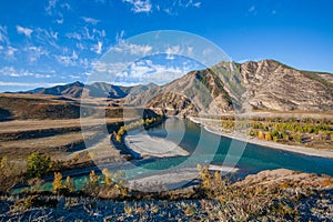 Katun rivers, Altay Mountains, Russia