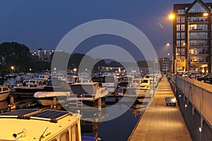 Katwijk an zee and the city of leiden in the Netherlands