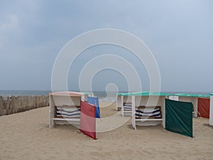 Katwijk an zee and the city of leiden in the Netherlands