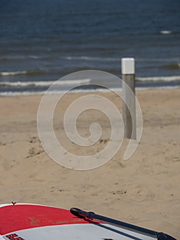 Katwijk an zee and the city of leiden in the Netherlands