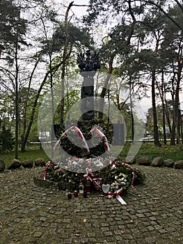 Katyn Massacre Monument in Otwock, Poland