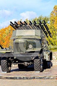Katyusha multiple rocket launcher