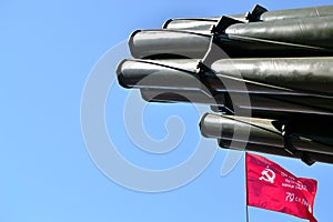 Katyusha multiple rocket launchers