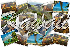 Kauai pictures collage