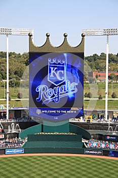 Kauffman Stadium Scoreboard - Kansas City Royals