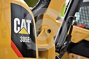 Caterpillar heavy duty equipment vehicle and logo