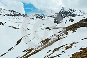 Kaunertal Gletscher view Austria