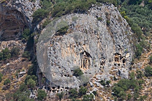 Kaunian rock tombs from Dalyan