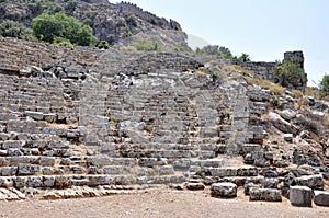 Kaunos Theatre, Dalyan, Mugla Province, Turkey