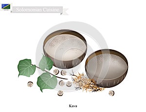 Kava Drink or Traditional Solomonian Herbal Beverage