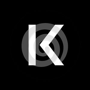 Kava Network black flat icon isolated on black background