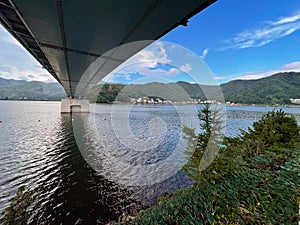 Kawaguchiko Bridge: Five Lake Views, Shizuoka Prefecture, Japan