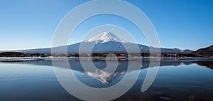 Kawaguchiko lake and mt.Fuji