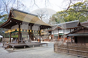 Kawai-jinja Shrine at a Shimogamo-jinja Shrine. a famous shrine(UNESCO World Heritage Site) in the Ancient city of