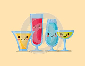 Kawaii cocktail drinks