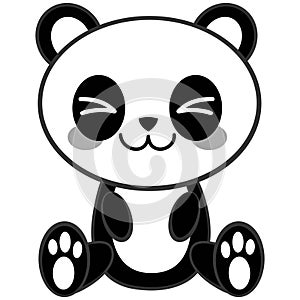 Kawaii Panda Illustration