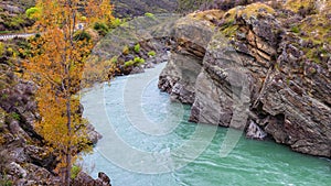 Kawarau River cliffs, New Zealand