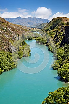 Kawarau river near Queenstown New Zealand