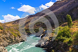 Kawarau River and Roaring Meg power station