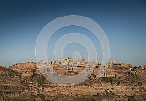 Kawkaban ancient hilltop village in haraz mountains of yemen