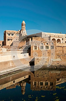 Kawkaban village water cistern in yemen